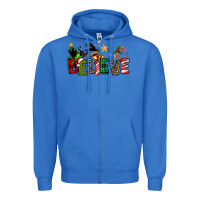 True Royal christmas believe Zipper Hoodie - texasbilliewilder