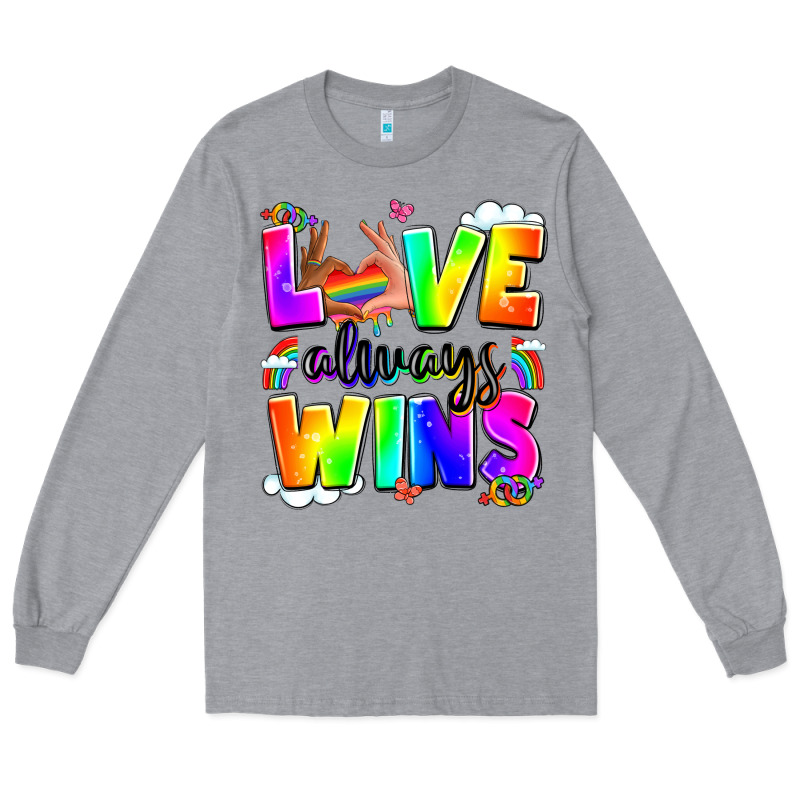 Love Always Wins Long Sleeve Tee by LillyAllenDesigns | Teevron