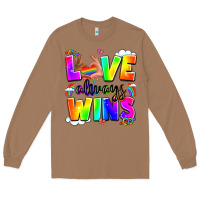 Toasted Coconut love always wins Long Sleeve Tee - LillyAllenDesigns