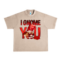 I Gnome You With Roses Urban Heavy Tee | Teevron