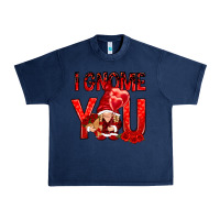 Navy i gnome you with roses Urban Heavy Tee - NancyCooperArtShop