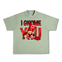 Oil Green i gnome you with roses Urban Heavy Tee - NancyCooperArtShop