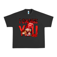 Pigment Black i gnome you with roses Urban Heavy Tee - NancyCooperArtShop
