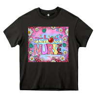 Asphalt school nurse tumbler Heavy Core Tee - BundleAndBundleShop