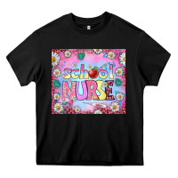 Black school nurse tumbler Heavy Core Tee - BundleAndBundleShop