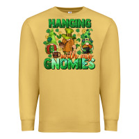 Antique Gold St. Patrick's Day gnomes Premium Sweatshirt - CowGirlArtShop