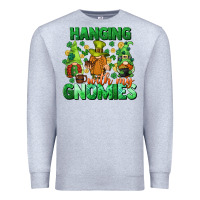 Heather Grey St. Patrick's Day gnomes Premium Sweatshirt - CowGirlArtShop