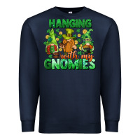 Navy St. Patrick's Day gnomes Premium Sweatshirt - CowGirlArtShop
