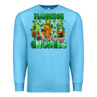Ocean Blue St. Patrick's Day gnomes Premium Sweatshirt - CowGirlArtShop