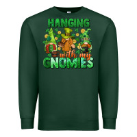 Sports Green St. Patrick's Day gnomes Premium Sweatshirt - CowGirlArtShop