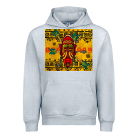Heather Grey african mask tumbler Urban Hoodie - BundleAndBundleShop