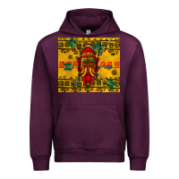 Mauve Wine african mask tumbler Urban Hoodie - BundleAndBundleShop