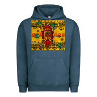 Pigment Midnight Navy african mask tumbler Urban Hoodie - BundleAndBundleShop