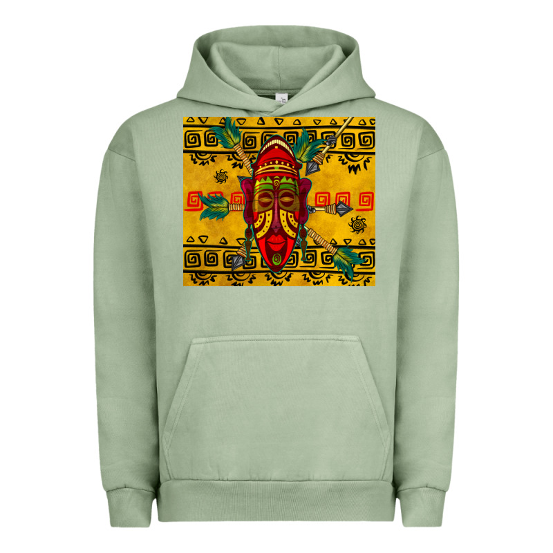 African Mask Tumbler Urban Hoodie by BundleAndBundleShop | Teevron