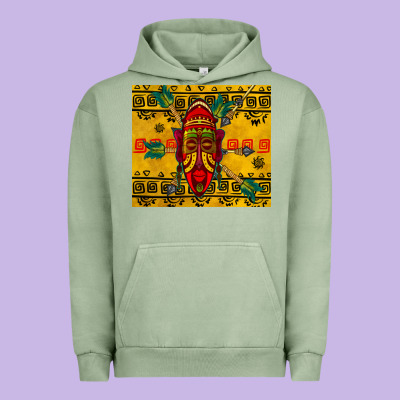 African Mask Tumbler Urban Hoodie Designed By Bundleandbundleshop