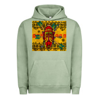 Pigment Oil Green african mask tumbler Urban Hoodie - BundleAndBundleShop