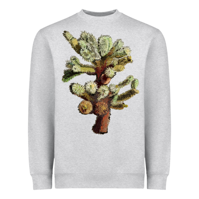 Cholla Tree Cactus Heavyweight Sweatshirt by LillyAllenDesigns | Teevron