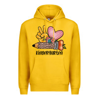 Lemon peace love kindergarten Premium Hoodie - JahusDesignShop