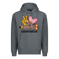 Rock peace love kindergarten Premium Hoodie - JahusDesignShop