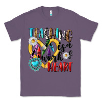 Lavender teaching is a work of heart Classic Tee - NancyCooperArtShop