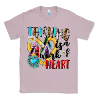 Lilac teaching is a work of heart Classic Tee - NancyCooperArtShop