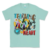 Seafoam teaching is a work of heart Classic Tee - NancyCooperArtShop