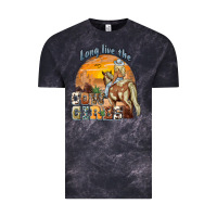 Cloud Black long live the cowgirls Vintage Tee - NancyCooperArtShop