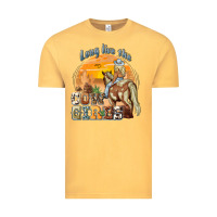 Vintage Mustard long live the cowgirls Vintage Tee - NancyCooperArtShop