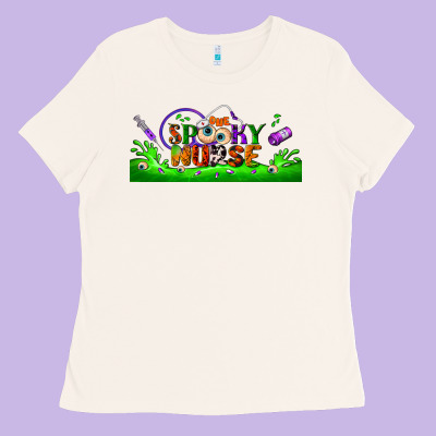 One Spooky Nurse Libbey Glass Ladies Tee Designed By Bundleandbundleshop