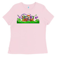 Bubblegum Pink one spooky nurse libbey glass Ladies Tee - BundleAndBundleShop
