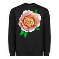 Black Fun In The Sun Rose Heavyweight Sweatshirt - LillyAllenDesigns