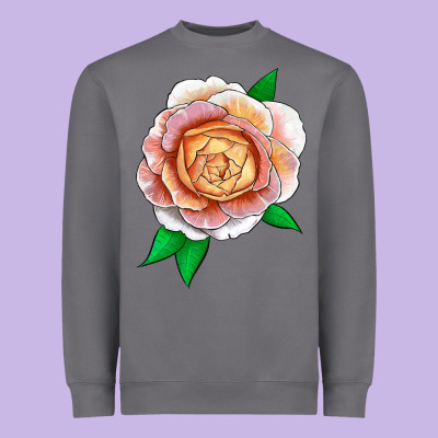 Fun In The Sun Rose Heavyweight Sweatshirt Designed By Lillyallendesigns