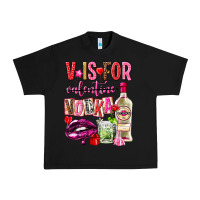 Black v is for vodka Urban Heavy Tee - NancyCooperArtShop