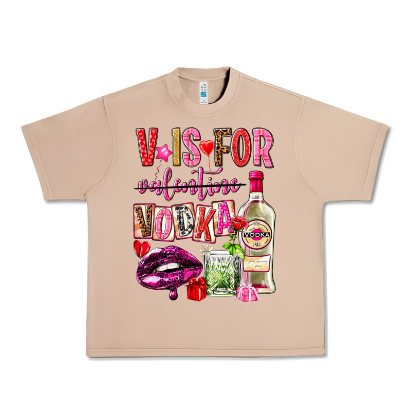 V Is For Vodka Urban Heavy Tee by NancyCooperArtShop | Teevron