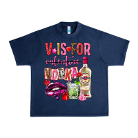 Navy v is for vodka Urban Heavy Tee - NancyCooperArtShop