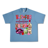 Pebble Blue v is for vodka Urban Heavy Tee - NancyCooperArtShop