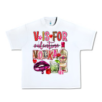 White v is for vodka Urban Heavy Tee - NancyCooperArtShop