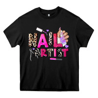 Black nail artist Heavy Core Tee - AdoDesignShop