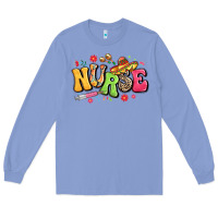 Colony Blue mexican spanish nurse Long Sleeve Tee - LillyAllenDesigns
