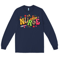 Navy mexican spanish nurse Long Sleeve Tee - LillyAllenDesigns