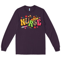 Plum mexican spanish nurse Long Sleeve Tee - LillyAllenDesigns