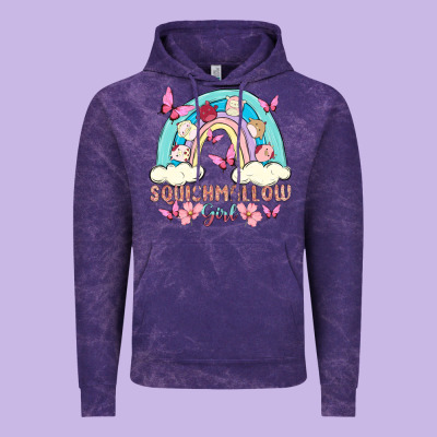 Squish Girl Vintage Hoodie Designed By Maliassmallbusiness
