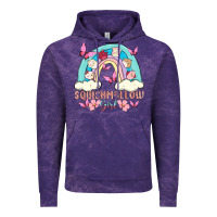 Cloud Purple squish girl Vintage Hoodie - MaliasSmallBusiness