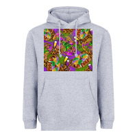 Heather Grey Mardi Gras with crabs tumbler Heavyweight Hoodie - HowdyJamesFarm