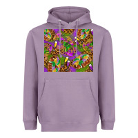 Lavender Mardi Gras with crabs tumbler Heavyweight Hoodie - HowdyJamesFarm