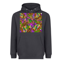 Smoke Mardi Gras with crabs tumbler Heavyweight Hoodie - HowdyJamesFarm