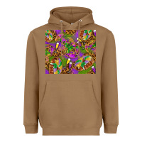 Toasted Coconut Mardi Gras with crabs tumbler Heavyweight Hoodie - HowdyJamesFarm