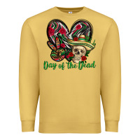 Antique Gold Day of the dead Mexico Premium Sweatshirt - HowdyJamesFarm