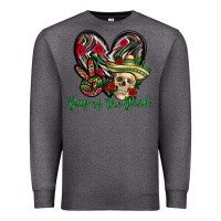 Charcoal Heather Day of the dead Mexico Premium Sweatshirt - HowdyJamesFarm