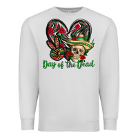 Dove Grey Day of the dead Mexico Premium Sweatshirt - HowdyJamesFarm